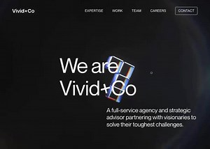 Vivid Co - WebGL scroll animation - Awwwards