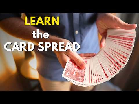 How to Spread Cards Smoothly like a Magician (Beginner Tutorial)