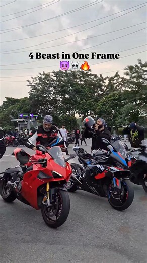 When 4 Beasts Meet 🏍️💀