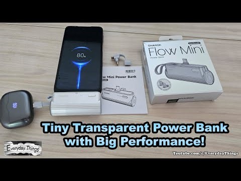Sharge Flow Mini Unboxing & Review – The Ultra Compact Transparent Power Bank!