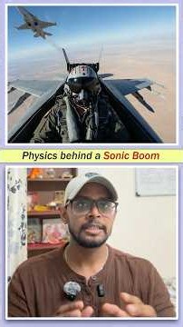 The Physics Behind a Sonic Boom #sound #physics