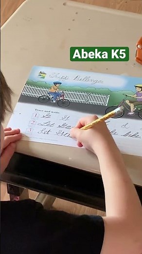 Cursive with Abeka K5 Video Teacher