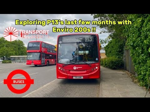 Exploring P13’s last few months with Enviro 200s before B12s replace them !!