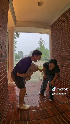 Hair Wash Day Came Early: Rainy Walk Reaction