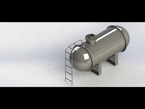 Design fuel tank in Solidworks 2018