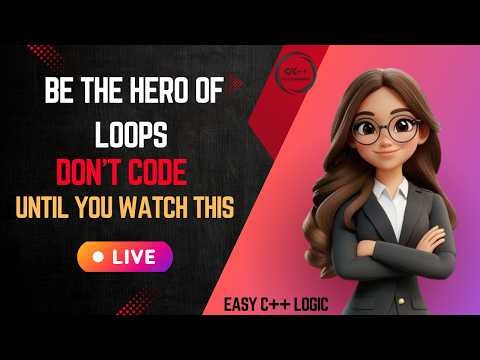 Master Loops in C++ 🚀 | For, While, Nested Loops + Break & Continue (Full Lecture) | Easy to learn