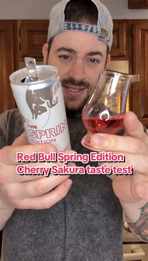 Red Bull Spring Edition Cherry Sakura Taste Test Review