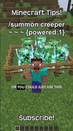 What Is The Command To Spawn A Charged Creeper In Minecraft?!
