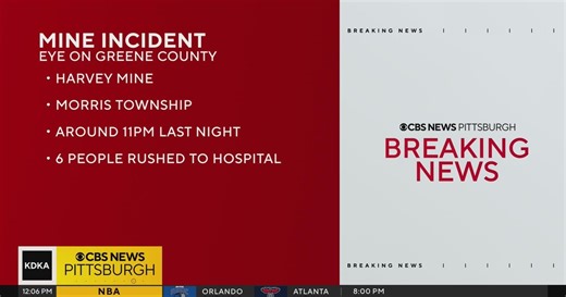 Multiple workers taken to the hospital from incident inside Pennsylvania mine