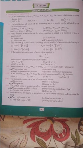 Chemistry class 11 ch 7 All Mcqs 💯 correct Answer