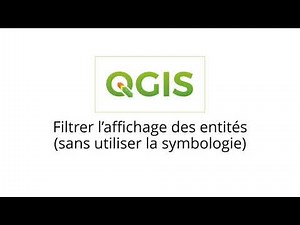 Filter the display of entities