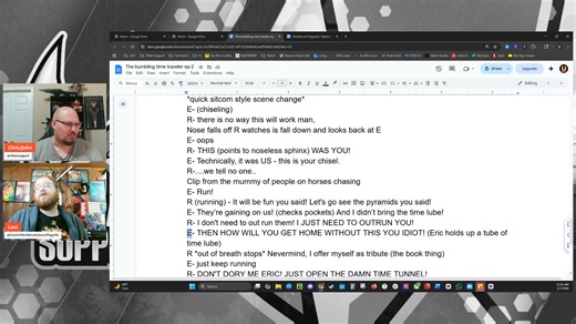 Let's make some Videos with Villain Support Join Chris and Levi while they write, record and even do a bit of improv! | Villain Support