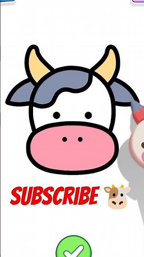 WOW Cow Coloring! 🐮✨ Super Satisfying Color Reveal for Kids