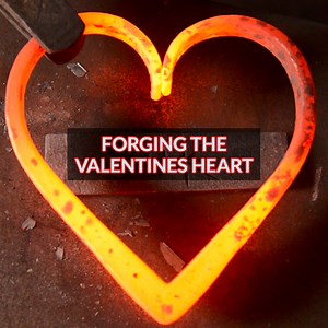 Forging the Valentines Heart | Torbjörn Åhman Blacksmith