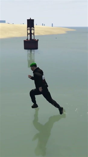 You Can Walk On Water? #gta #mods #fivem #gtarp