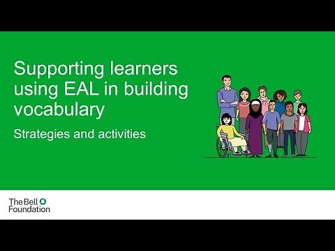 How to Teach Vocabulary to Learners Using EAL (Secondary)