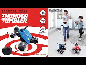 Sharper Image Thunder Tumbler Spinning Stunt Remote Controlled Car