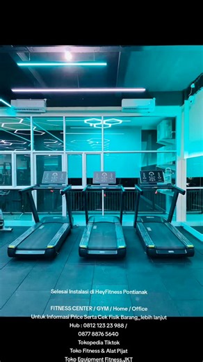 TOKO FITNESS & TOKO ALAT PIJAT on Instagram: "Selesai Instalasi di HeyFitness Pontianak FITNESS CENTER / GYM / Home / Office Untuk Informasi Price Serta Cek Fisik Barang,,lebih lanjut Hub : 0812 123 23 988 / 0877 8876 5640 Tokopedia Tiktok Toko Fitness & Alat Pijat Toko Equipment Fitness.JKT 👨🏻‍💻Jasa Consultant Fitness ➖👨🏻‍💻Jasa Design Interior 3DFitness ➖👨🏻‍💻Jasa Pembuatan Functional Training Fitness ➖👨🏻‍&#x