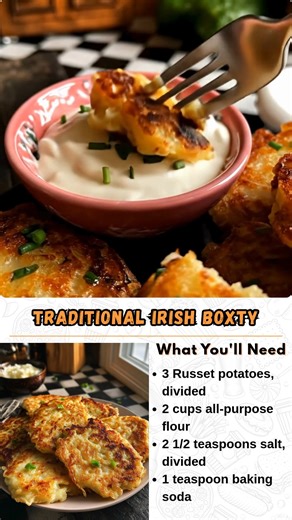 There’s a charm in Irish cooking that’s all about comfort and heart, and boxty captures it beautifully. With both mashed and grated potatoes, these golden pancakes turn crisp on the outside and tender inside—the kind of rustic dish that feels like it’s been passed down through generations. | Fascinating Recipes