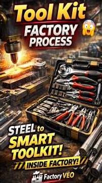 Tool Kit Factory Process 😲 | Steel to Smart Toolkit | Inside Factory | #Shorts