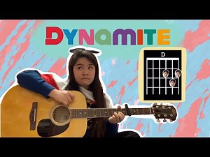 [Guitar Tutorial] BTS (방탄소년단) - Dynamite