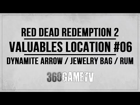 Red Dead Redemption 2 Valuables Location Guide - Dynamite Arrow Pamphlet / Jewelry Bag / Guarma Rum