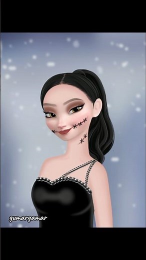 Elsa glowup transformation halloween makeup #elsafrozen #glowup #halloweenmakeup #dressup #disney