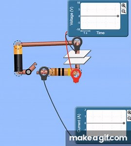 capacitor charging on Make a GIF