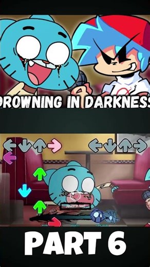 FNF - Drowning In Darkness [PART 6] (DEMO MOD) (FNF MOD) #shorts
