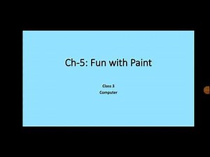 Class 3, Computer, Chapter 5, Exercises