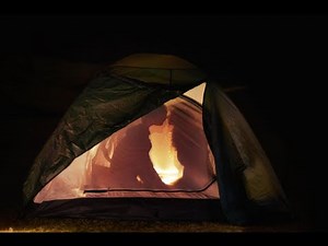 Sex Couple Mountain Camping in Heavy Rain