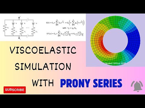 Viscoelastic Material Simulation with Abaqus CAE | Creep Simulation | Prony Series