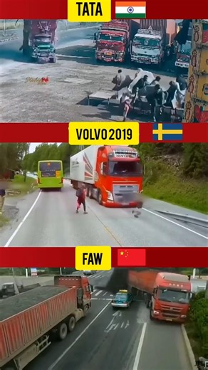 AEB Battle: Volvo vs Tata vs FAW – Shock Braking Test!