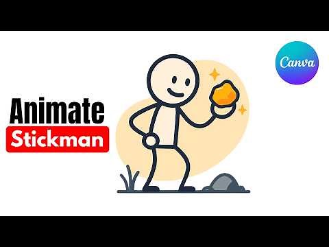How to Create Stickman Animation with Canva (VERY EASY Method!)