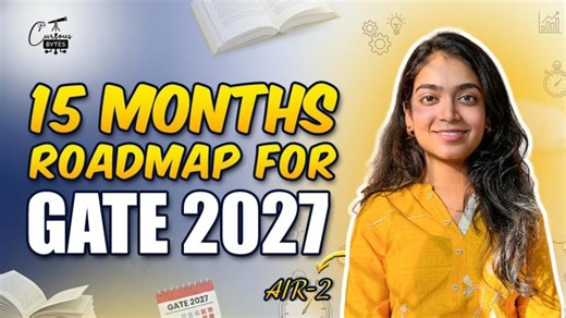 GATE CS 2027 Roadmap | 15-Month Month-by-Month Strategy for Self-Preparation | Bhawna Chelani