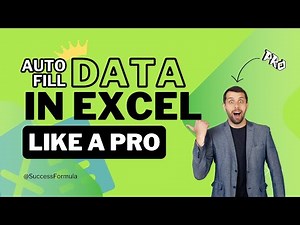 How to AUTOFILL Data in Excel Like a PRO! Easy Tutorial #excel #autofill #exceltutorial #dataentry