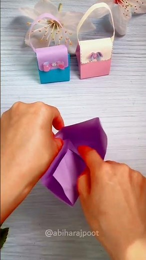 Mini bags craft tutorial for womens#shorts #diy