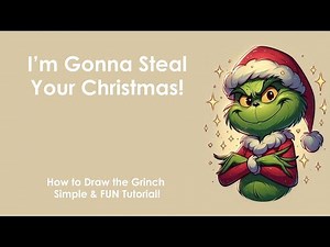 How to Draw The Grinch Step by Step Tutorial With Creative Kids