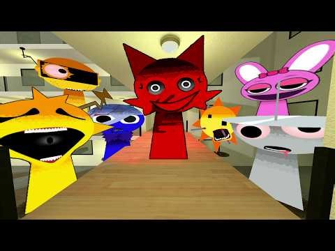 Angry Sprunki Wenda Retake And All Sprunki Phase Retake Nextbot Gmod