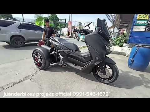 Yamaha nmax tri-wheel series conversion set-up by Juanderbikes Projekz