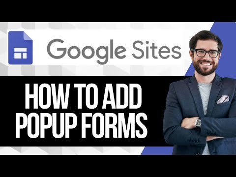 How to Add Popup Forms on Google Sites