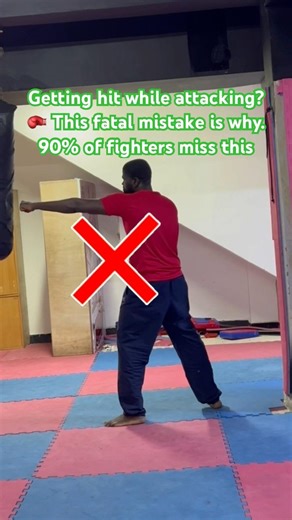Getting hit while attacking? 🥊 This fatal mistake is why. 90% of fighters miss this