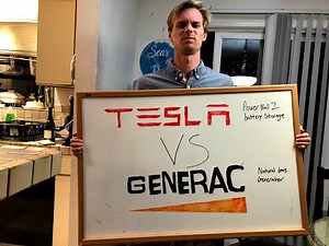 Tesla Powerwall 2 vs Generac natural gas generator