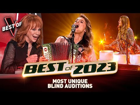 The Most UNIQUE Blind Auditions of The Voice 2023 | Best of 2023