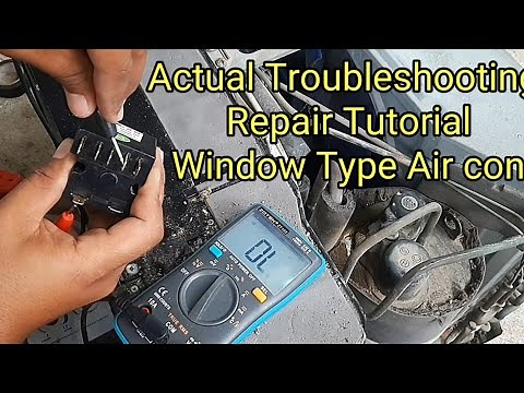 Actual Troubleshooting and Repair Demo Tutorial of a Window type Air con.