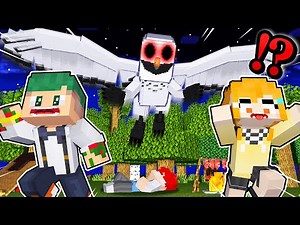 超怖い「人喰いフクロウ」がいる森で99日生活するマインクラフト🦉🌳『都市伝説』【まいくら・Minecraft】よろずや🍭