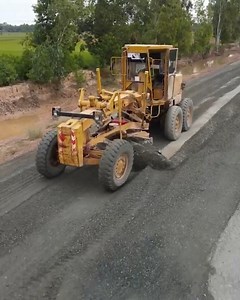 13 reactions | Incredible Action!!! Motor Grader Shows Off Great Building Engineering Skills | Grader Construction | Facebook