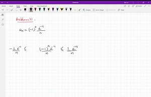 SOLVED:Use the Squeeze Theorem and Corollary 1.1 to prove that the sequence converges to 0 (given that .limn →∞ (1)/(n)=limn →∞ (1)/(n^2)=0). an=(-1)^n (e^-n)/(n)