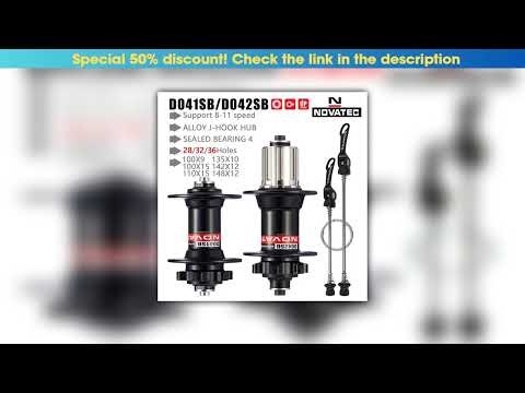 Slide NOVATEC Mountain Bike Hub D041SB D042SB 32/36 Holes Mtb Bushing for 8/9/10/11 Speed MTB Disc•