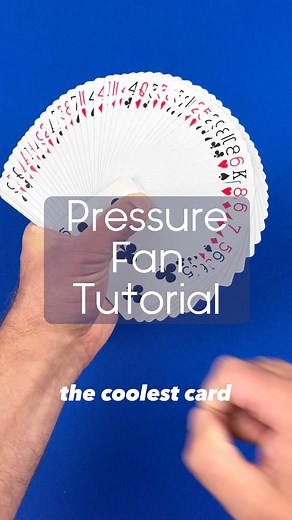 1.7K views · 14 reactions | The pressure fan tutorial! #magic #magician #magictrick #cardmagic #cardmagician #cardtrick #cardtricks #reels | Sean Heydon | Facebook